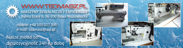maszyny do szycia, maszyny szwalnicze, maszyny tapicerskie
